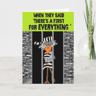 Tarjeta de felicitación de Jailbird