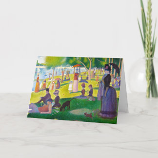 Tarjeta de felicitación de Jatte del La de Seurat