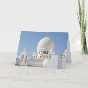 Tarjeta de felicitación de jeque Zayed Grand