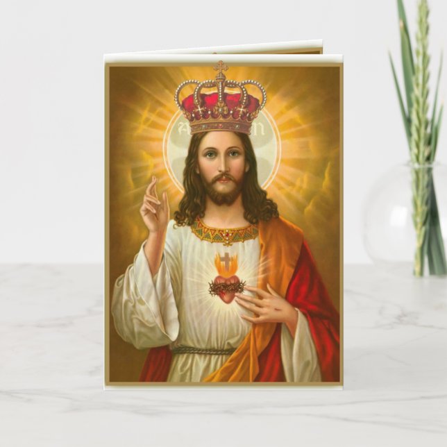 Tarjeta de felicitación de Jesús (Anverso)