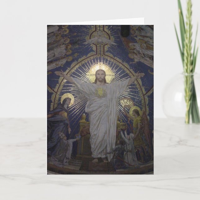 Tarjeta de felicitación de Jesús (Anverso)