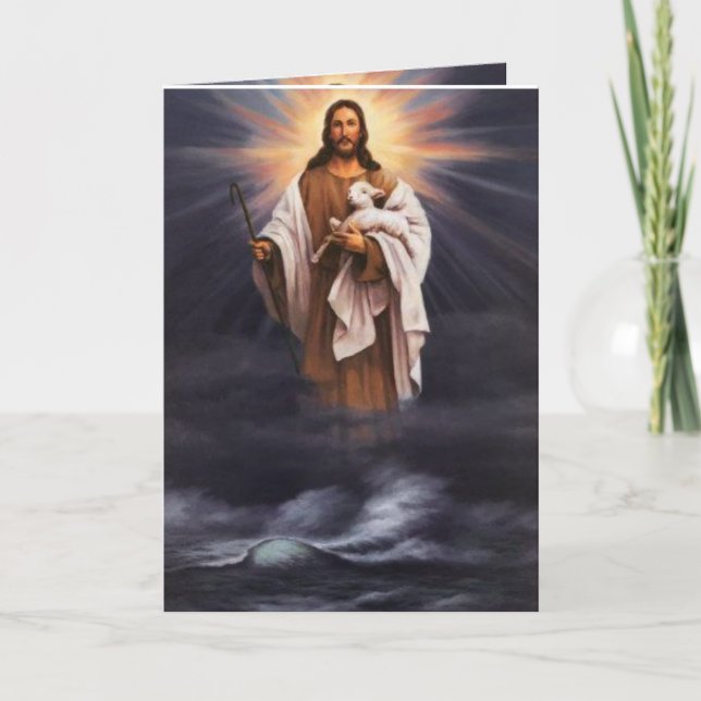 Tarjeta de felicitación de Jesús (Anverso)