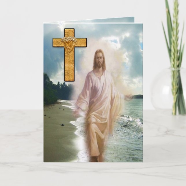 Tarjeta de felicitación de Jesús (Anverso)