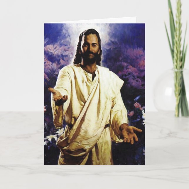 Tarjeta de felicitación de Jesús 2 (Anverso)
