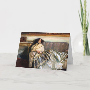 Tarjeta de felicitación de John Singer Sargent