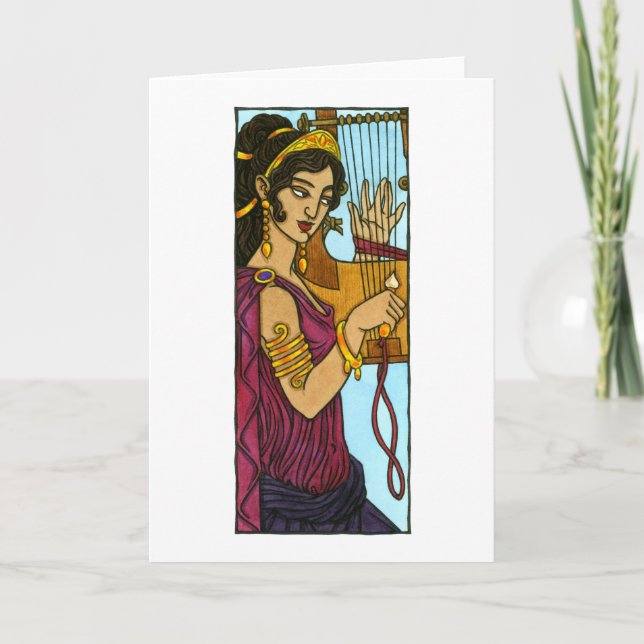 Tarjeta de felicitación de Kalliope (Anverso)
