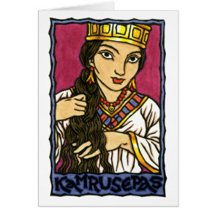 Tarjeta de felicitación de Kamruséth
