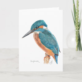 Tarjeta de felicitación de Kingfisher