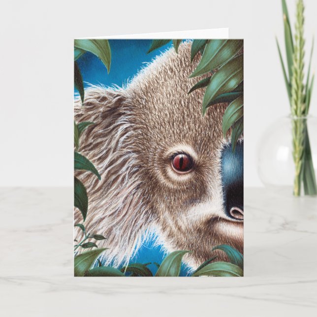 Tarjeta de felicitación de Koala (Anverso)