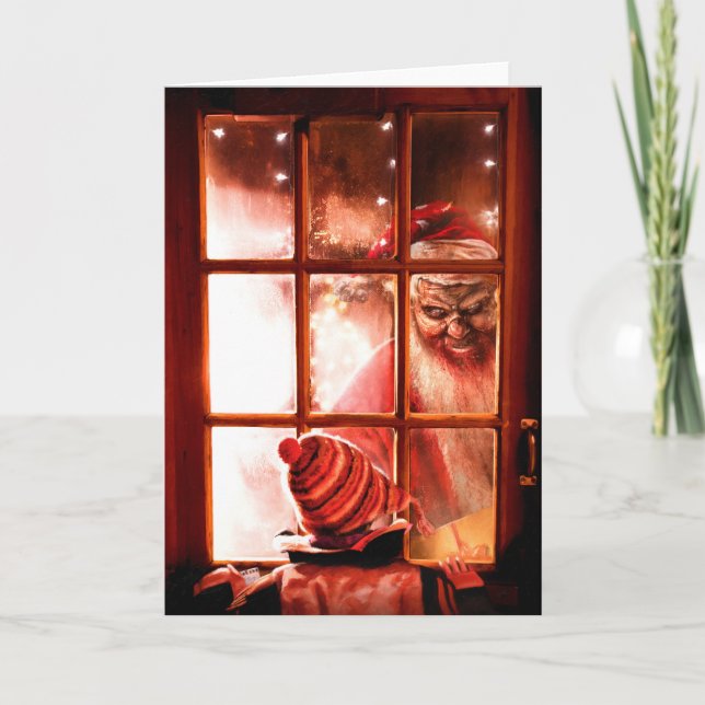 Tarjeta de felicitación de Krampus (Anverso)