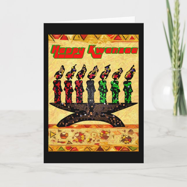 Tarjeta de felicitación de Kwanzaa (Anverso)
