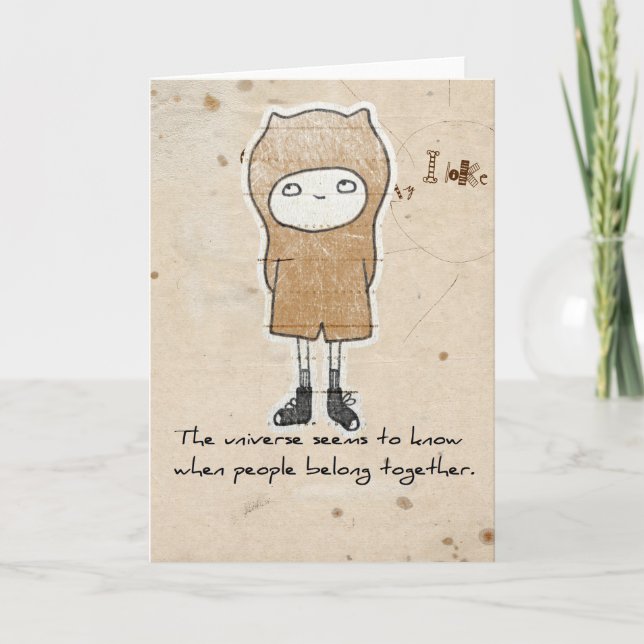 tarjeta de felicitación de la adopción (Anverso)