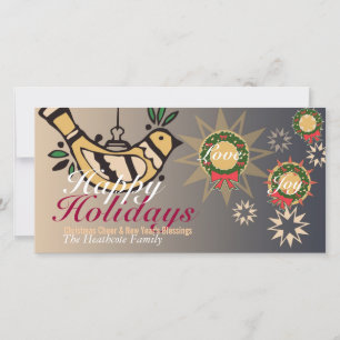 Tarjeta de felicitación de la alegría de la fiesta