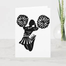 Tarjeta de felicitación de la animadora