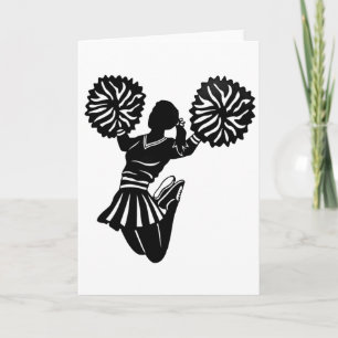 Tarjeta de felicitación de la animadora