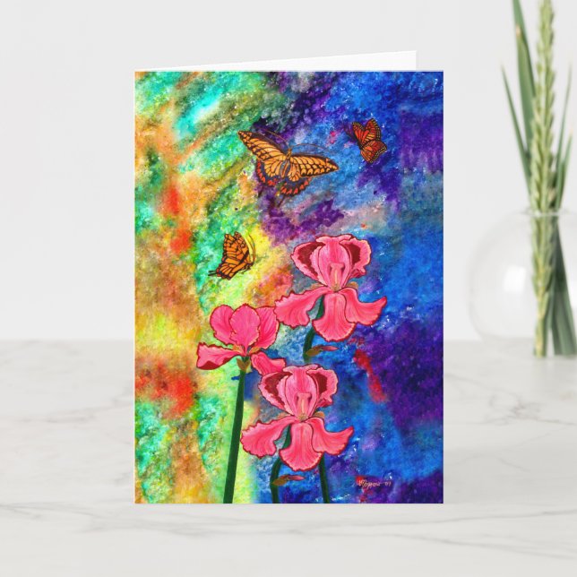 Tarjeta de felicitación de la atracción de (Anverso)