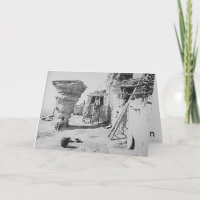Tarjeta de felicitación de la ayuda del Hopi