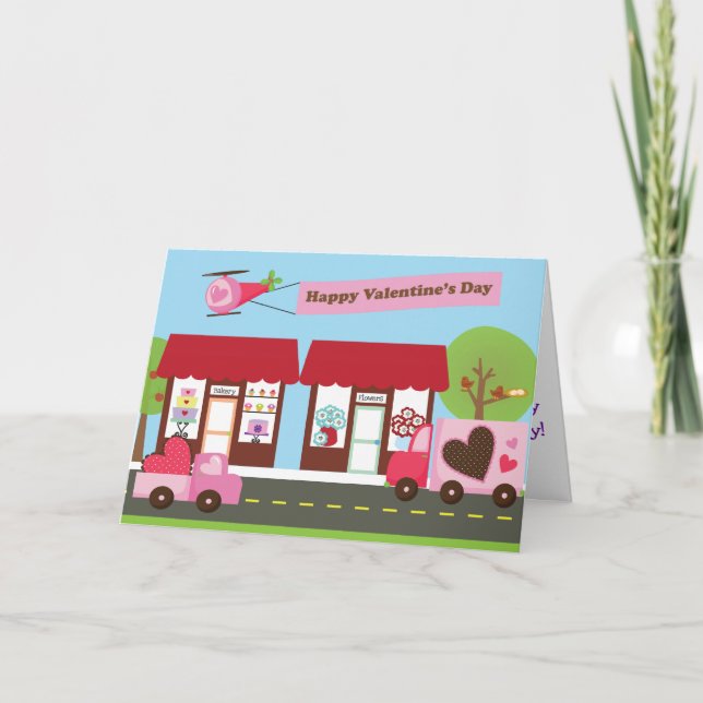 Tarjeta de felicitación de la calle 5x7 de la (Anverso)