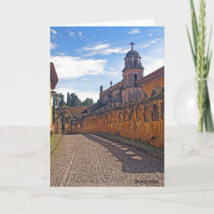 Tarjeta de felicitación de la calle de la ciudad