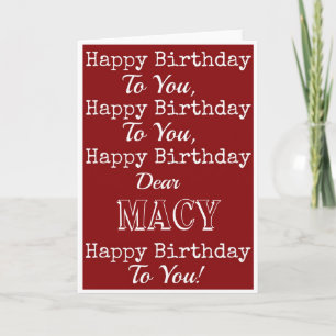 Tarjeta de felicitación de la canción de cumpleaño