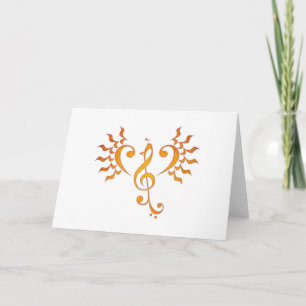 Tarjeta de felicitación de la canción de Phoenix