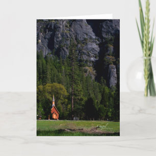 Tarjeta de felicitación de la capilla