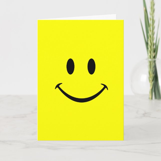 tarjeta de felicitación de la cara (Anverso)