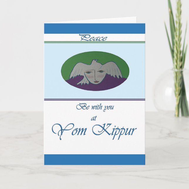 Tarjeta de felicitación de la cara de la paloma de (Anverso)