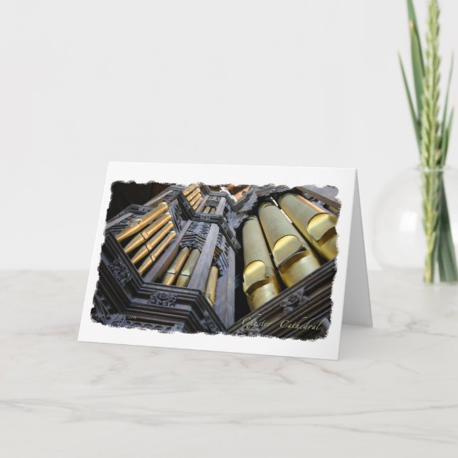 Tarjeta de felicitación de la catedral de Chester (Anverso)