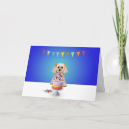 Tarjeta de felicitación de la celebración - En bla