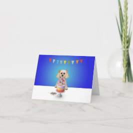 Tarjeta de felicitación de la celebración - interi