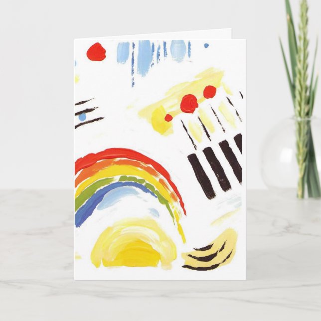 Tarjeta de felicitación de la cita del Quaker (Anverso)