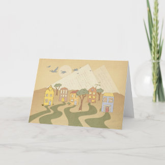 Tarjeta de felicitación de la comunidad