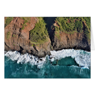Tarjeta de felicitación de la costa de Na Pali