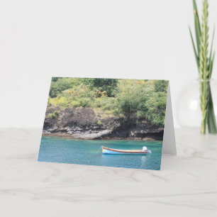 Tarjeta de felicitación de la Costa del Caribe