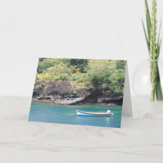 Tarjeta de felicitación de la Costa del Caribe