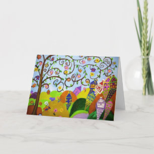 TARJETA DE FELICITACIÓN DE LA DANZA DE LA