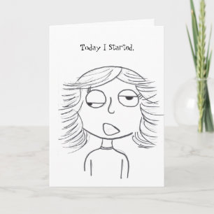 Tarjeta de felicitación de la dieta de Stinkeye