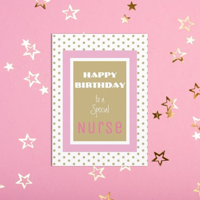 Tarjeta de felicitación de la enfermera de cumplea (Subido por el creador)