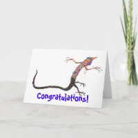 Tarjeta de felicitación de la enhorabuena
