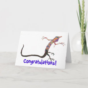 Tarjeta de felicitación de la enhorabuena