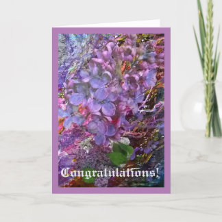 Tarjeta de felicitación de la enhorabuena