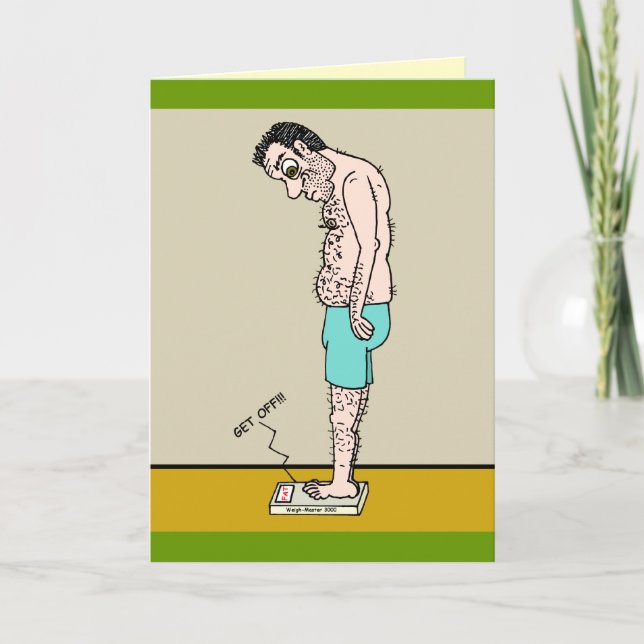 Tarjeta de felicitación de la escala de justicia (Anverso)