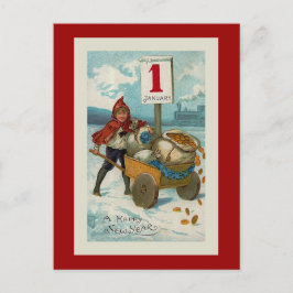 Tarjeta de felicitación "de la Feliz Año Nuevo"