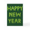 Tarjeta de felicitación de la Feliz Año Nuevo para