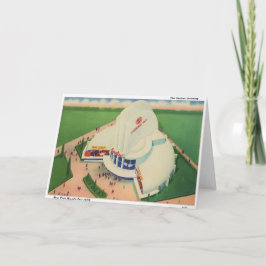 Tarjeta de felicitación de la Feria Mundial de Nue