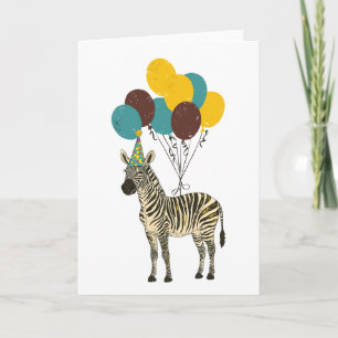 Tarjeta de felicitación de la fiesta de cumpleaños