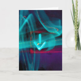 Tarjeta de felicitación de la flecha del tráfico