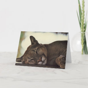 Tarjeta de felicitación de la foto de la fauna el