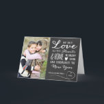 Tarjeta de felicitación de la foto de la fiesta de<br><div class="desc">Tarjeta de felicitación por la festividad de amor dulce de Orabella Prints. Por favor,  reemplace la foto de la plantilla con una imagen propia antes de comprarla.</div>